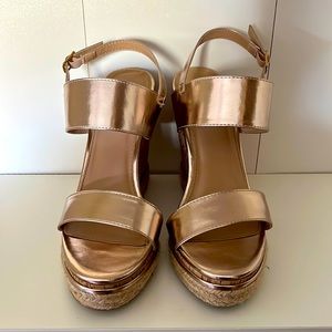 Rose Gold Wedges